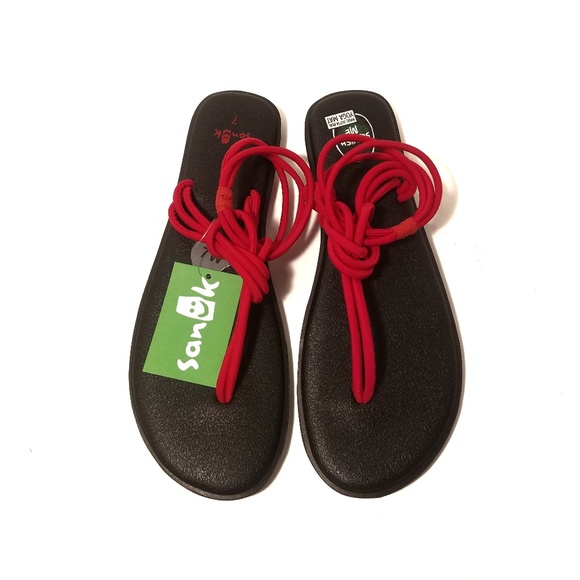 Sanuk Shoes - NWT- Sanuk Yoga Sunshine Red, 7
